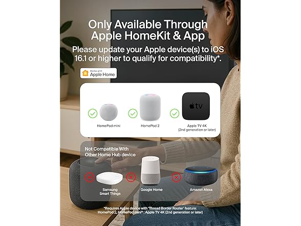 Belkin Wemo Smart Plug with Thread- 2 Pack