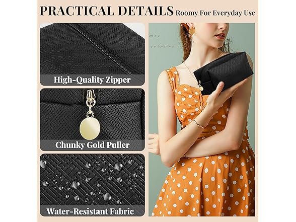 Mourumg Large Travel Makeup Bag for Women