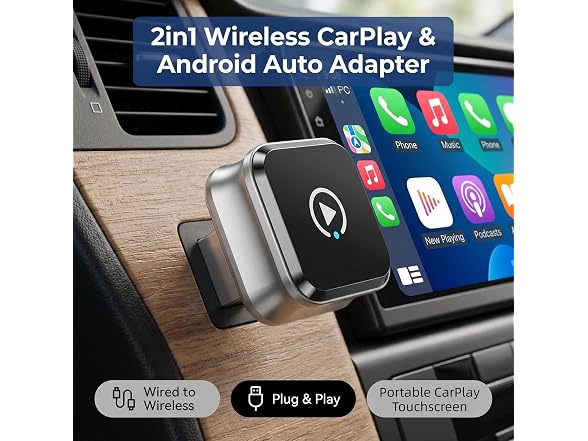 DIAWICYAR Apple CarPlay Adapter Gunmetal - Gallery 2