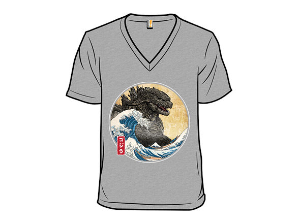 The Great Gojira off Kanagawa