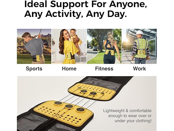 BaxMAX Adjustable Back Brace Small
