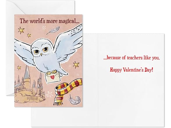 Hallmark Harry Potter Valentine's Day Cards and Mailbox (34 Piece)