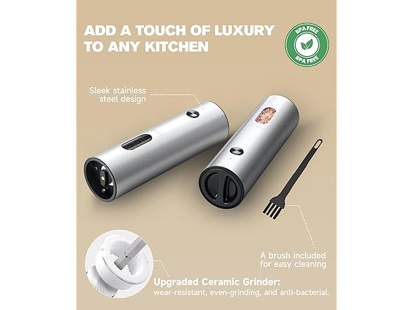 Pepper and Salt Grinder Set