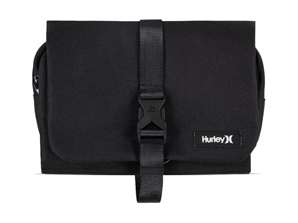 Hurley Men's Expandable Small Items Travel Dopp Kit
