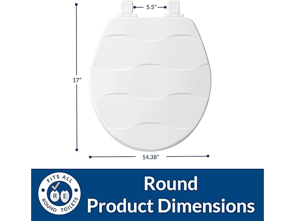 Mayfair Sculptured Basketweave Slow Close Toilet Seat