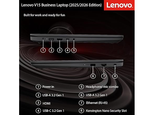 Lenovo 2026 V15 Business and Student Laptop