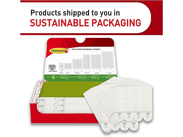 Command Command Picture Hanging Strips, 16 Pairs