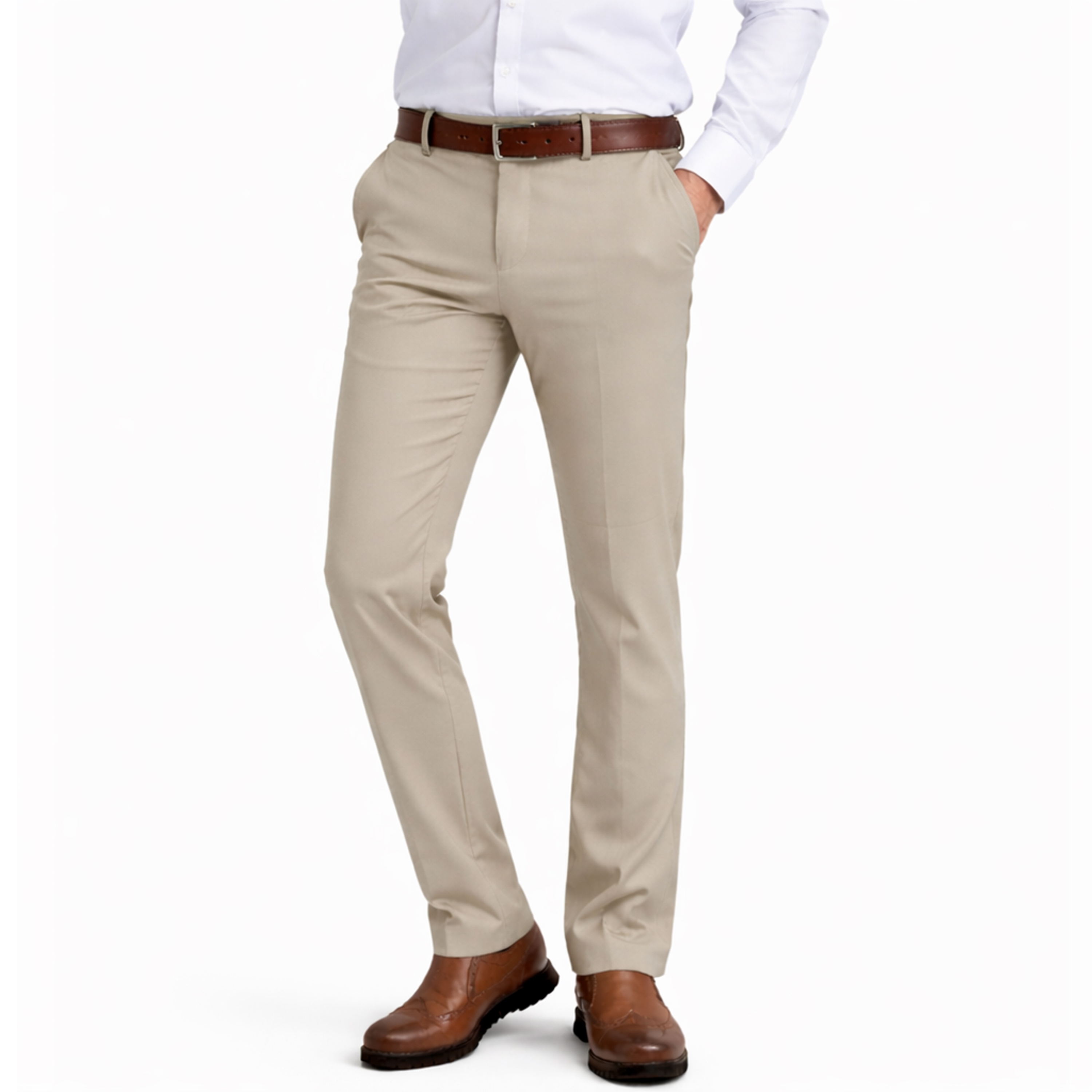 1-2Pk Mens Slim Fit Stretch Dress Pants - Gallery 21