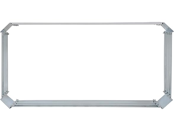 Sunnydaze Rectangle Galvanized Steel Garden Beds, 2pk