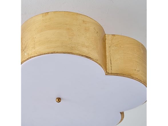 Parrot Uncle BBC3004 Small Gold Modern Farmhouse Chandeli