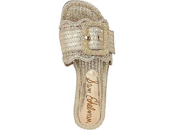 Sam Edelman Women's Bambi Flat Sandal, 8.5 (Open Box)