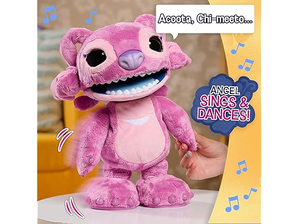 Disney Stitch Ultimate Angel Interactive 17" Plush Toy