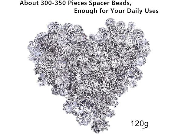 Jdesun 120g Bead Caps with Storage Box