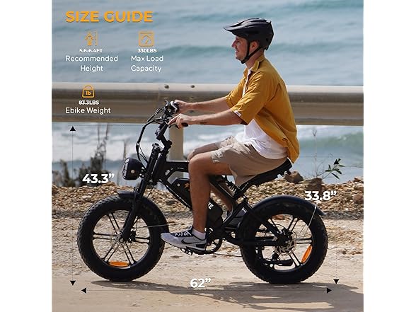 Tamobyke V20 E-Bike Adults 7-Speed