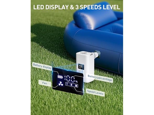 Portable Air Pump for Inflatables