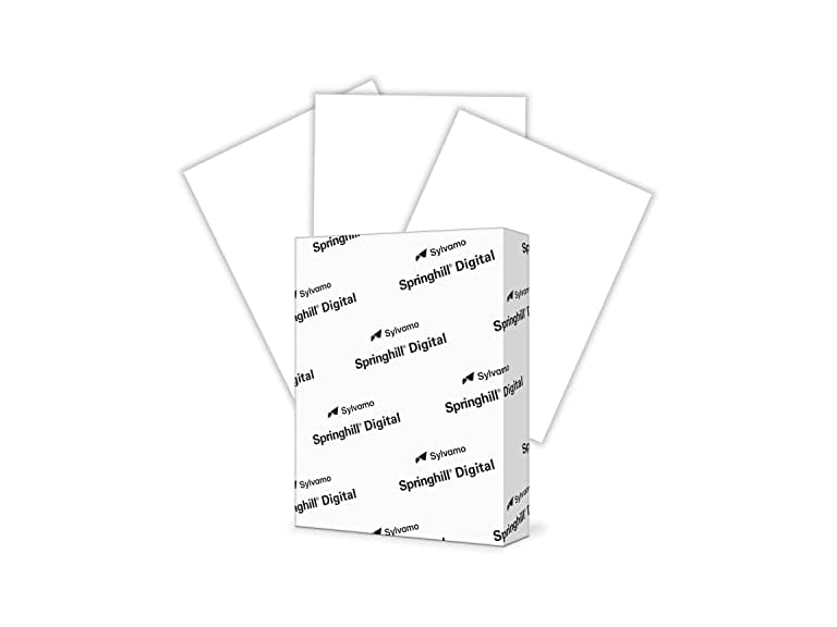 Springhill White 8.5” x 11” Cardstock Paper