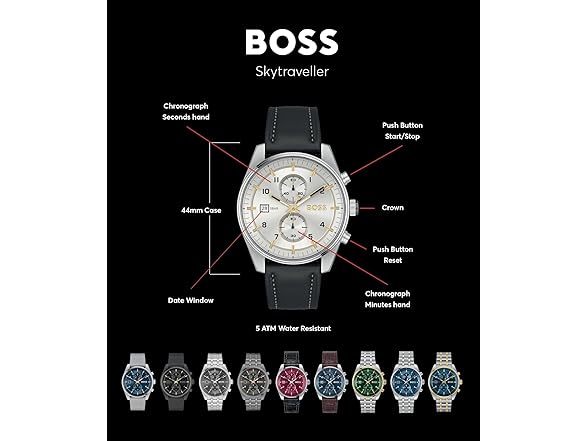 BOSS Skytraveller Mens Chronograph