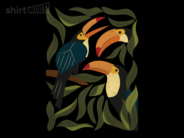 Toucans in the forest
