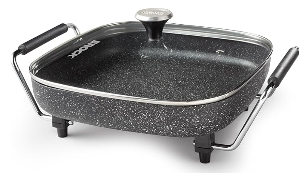 (NEW) StarFrit Heritage The Rock Electric Skillet - Gallery 4