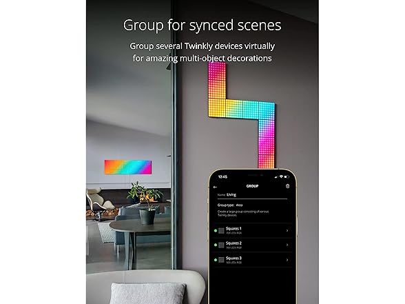 Twinkly Squares Master Panel, RGB LED Panel