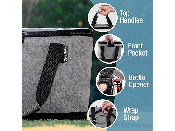 CleverMade Collapsible Insulated Cooler Bag