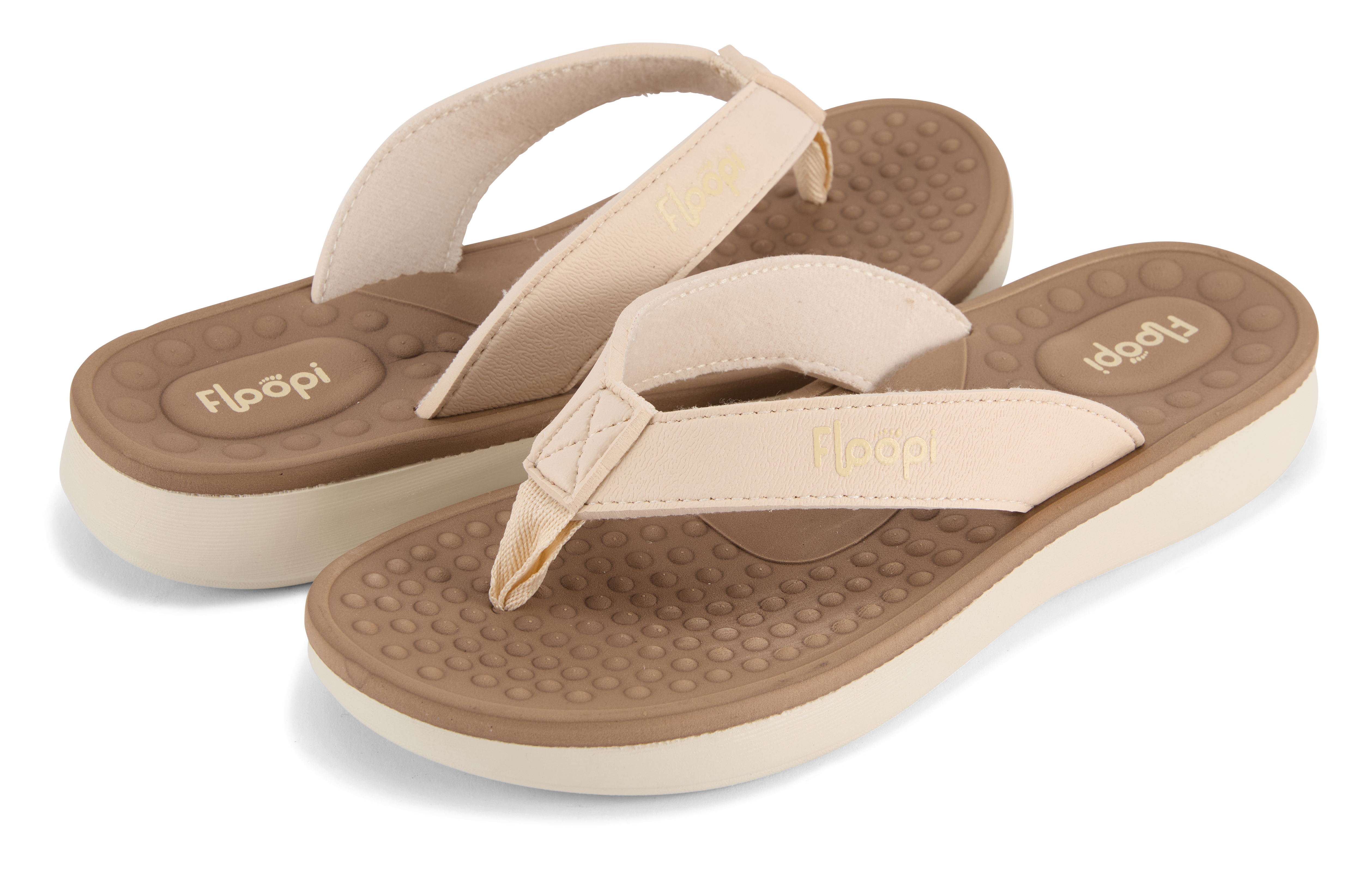 Womens Vegan Leather Thong Flip Flop - Gallery 9