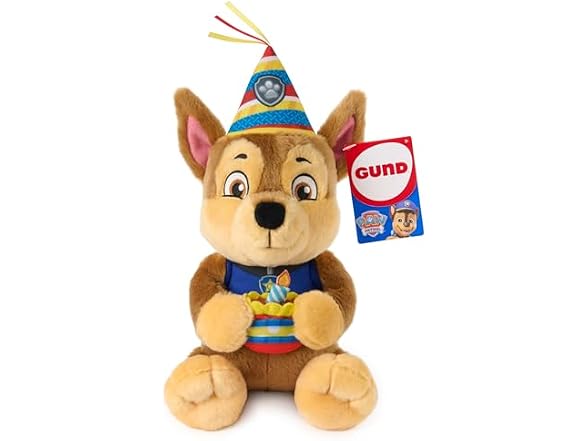 Paw Patrol GUND Birthday Chase Plush