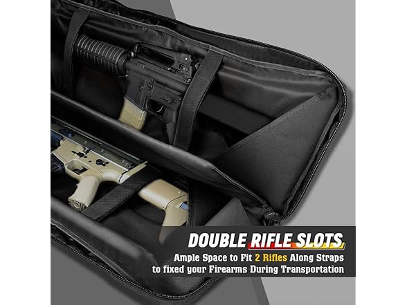 Long Rifle Case Soft LUXHMOX Double Long Soft Rifle Case, Ame
