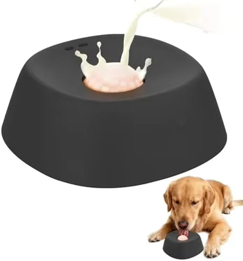 Slow Feeder Dog Bowl for Liquid Treats - Gallery 7