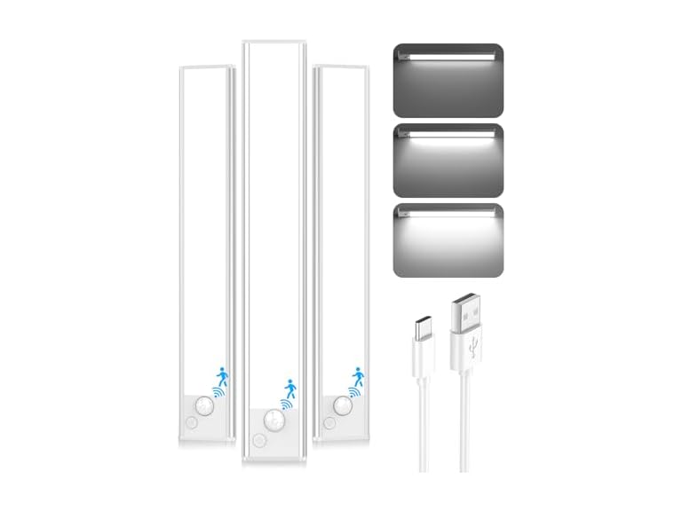 Brightever KN0001 3-Pack Under cabient lighting,12inch