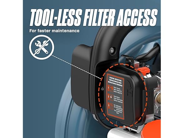 SENIX 4QL 31 cc 4-Cycle Handheld Gas Powered Leaf Blower