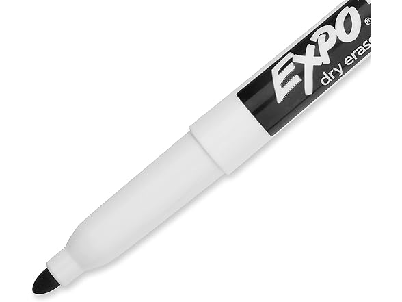 EXPO Dry Erase Markers, Low Odor, 12 Count