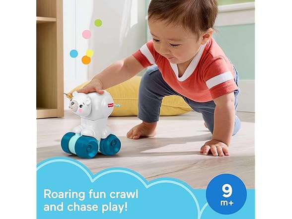 Fisher-Price Baby Toy Crawl-After Polar Bear