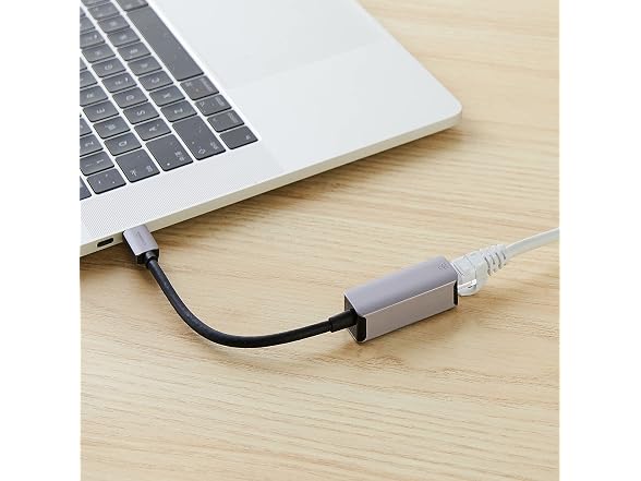 Amazon Basics Aluminum USB-C to RJ45 Gig