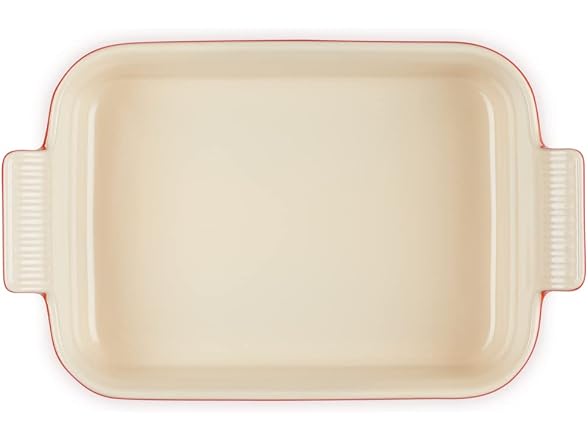 Le Creuset Heritage Rectangular Dish, Stoneware, 26 cm, 2.4 litres, Cerise