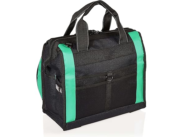 Amazon Basics Tool Sling Bag, Black, 40 Pock