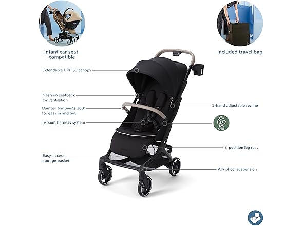 Maxi-Cosi Oxford Lightweight Travel Stroller