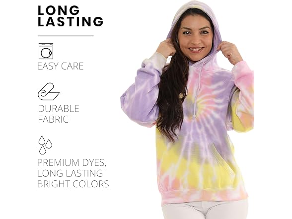Pure Essence (XL) Tie Long Sleeve Pullover Hoodie