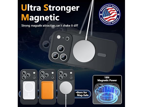 YFEMLAZ Magnetic iPhone 17 Pro Max Case