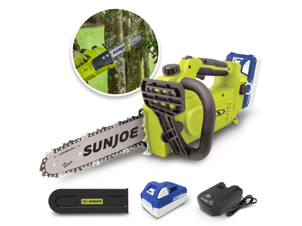 Sun Joe 10-Inch Cordless Chain Saw