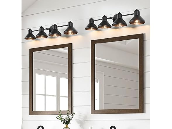 Bairt Bathroom Black Vantity Light