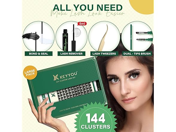 KEYYOU DIY Lash Extension Kit