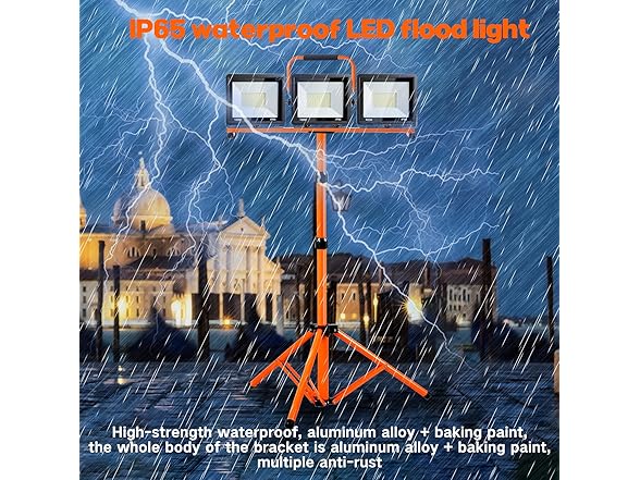 21000 Lumen Work Lights with Stand