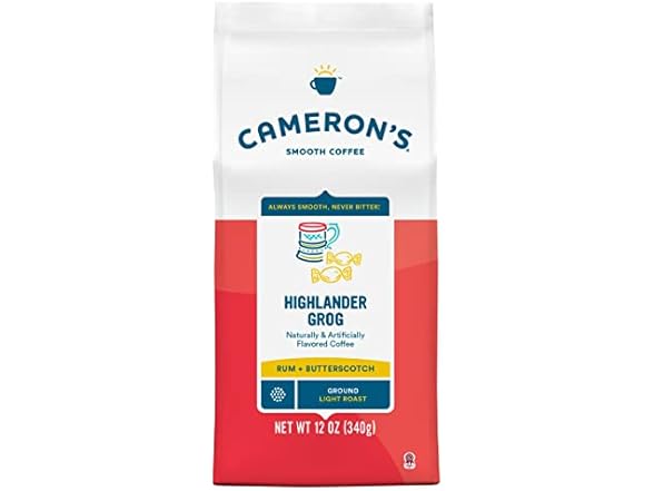 Cameron's Highlander Grog Coffee, 12oz