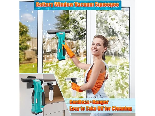 Uniqwamo Window Vacuum Squeegee