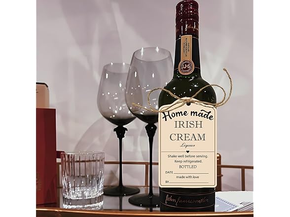 FENGHERUIA 50 Pack Homemade Irish Cream Liqueur 