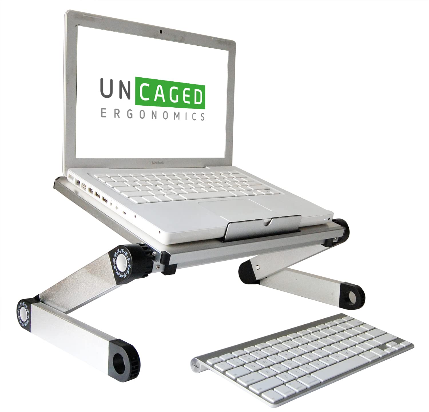 WorkEZ Light Laptop Stand Lap Desk Black - Gallery 12