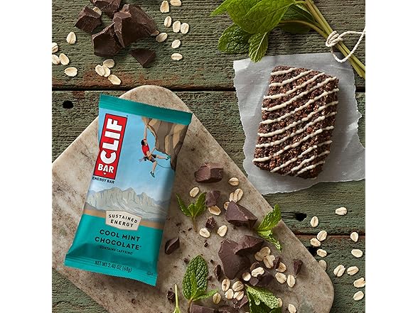 10PK CLIF BAR Energy Protein Bars Cool Mint Chocolate
