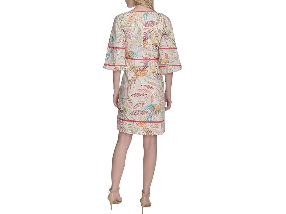 Vince Camuto Women Half Sleeve Sweetheart Dress