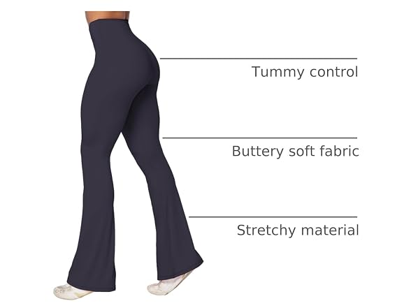 Sunzel Flare Leggings 30in XS Graphite